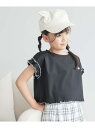 【SALE/55%OFF】【KIDS】クロップドフリルスリーブTシャツ【WEB限定カラー:ピンク】 ROPE' PICNIC KIDS ロペピクニック トップス...