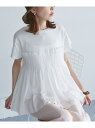 【SALE/11%OFF】シャーリングビスチェ風ドッキングカットソー ...(4)