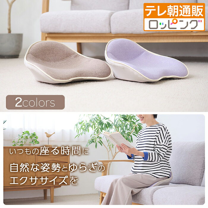 【10月26日までクーポン利用で6000円引き！】ルネサンス ゆらコアシート じゅん散歩 テレ朝通販 ロッピング テレビ朝日 座るだけ 骨盤 腰まわり 姿勢