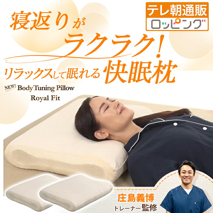 整体・トレーナー監修 NEWボディチューニングピロー ロイヤルフィット2個セット じゅん散歩 テレ朝通販 ロッピング …