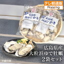 広島県産 大粒浜ゆで牡蠣2個セット ニッポンめしあがれ テレビ朝日 テレ朝通販 ロッピング 浜ゆでにこだわり濃厚ジューシー