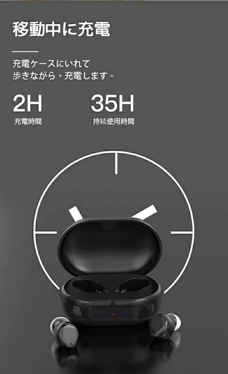 ローズライフの集音器 充電式 集音器 ワイヤレス 最大連続使用35時間 小型 超軽量 操作簡単 オシャレ 片耳使用可能 両耳 の代わりに 高齢者 集音機 スマート らくちん しゅうおんき ホワイト 両親 母の日 父の日 プレゼント 5段階音量調整 USB充電 敬老の日 誕生日｜アングル3
