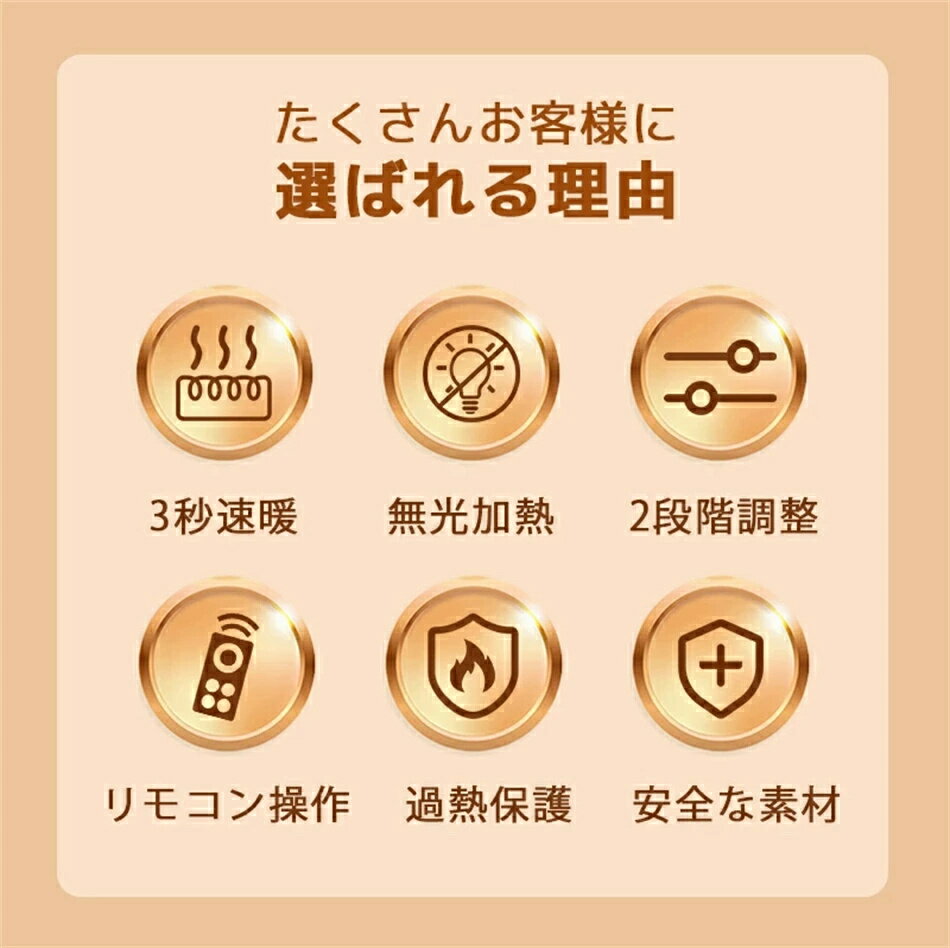 PSE認証 セラミックヒーター 温風ヒーター 壁掛け PTC 【速暖・小型】 家庭用 電気...