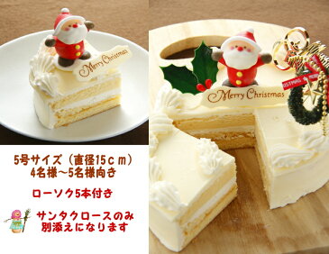 クリスマスケーキ 限定 バタークリーム ケーキ5号サイズ（4名〜5名）