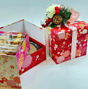 ●赤●焼き菓子スイーツおせち お重箱(お年賀)(お正月ギフト)(迎春ギ...