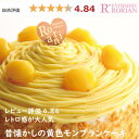 黄色 モンブラン ケーキ 5号 4〜5名用 バースデーケーキ