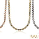 ラボグロウン ダイヤモンド ネックレス TENNIS NECKLACE 5.00ct k14 日本製 ジュエリー アクセサリー プレゼント ダイア 贈り物 彼女...