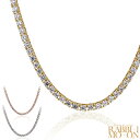 ラボグロウン ダイヤモンド ネックレス TENNIS NECKLACE 13.1ct k18 日本製 ジュエリー アクセサリー プレゼント ダイア 贈り物 彼女...