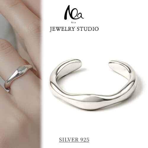 リング 指輪 SV925 シルバーリング 太めリング 日本製 オープンリング フリーサイズ レディース メンズ..