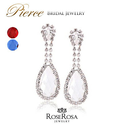 ピアス レディース ストーン ピアス カラーストーン しずく型 モチーフ キラキラ 結婚式 ウエディング 謝恩会 パーティー ゴージャス アクセサリー 入学式 入園式 卒業式 卒園式【在庫限り】 卒業 バレンタイン