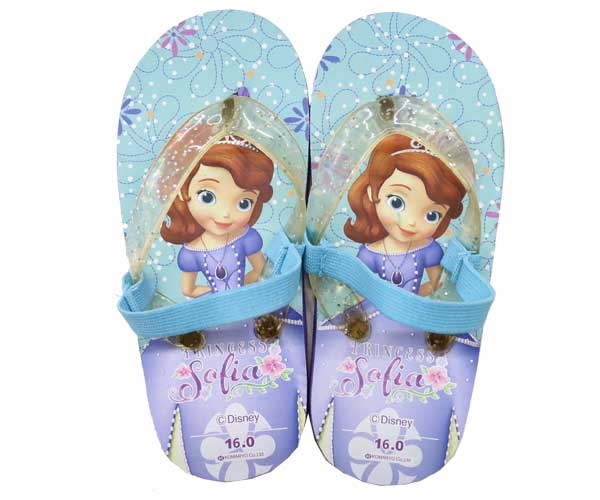 訳あり! サンダル 7124 ディズニープリンセス ビーチサンダル 小さなプリンセスソフィア ソフィア プリンセス Disneyzone ディズニー靴 キッズサ...