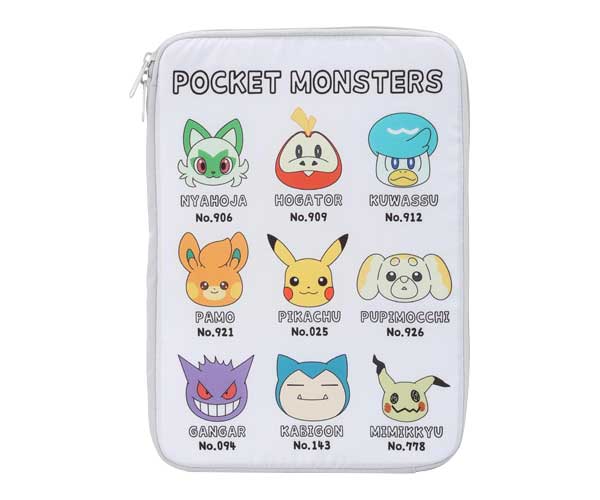 ポケットモンスター マルチケース ピカチュウ ポケモン フラットマルチケース タブレットケース 収納ケース ポーチ マルチポーチ キッズ 学童 キャラクター雑貨 ポケモングッズ 小物入れ 書類ケース CPK7-2002 マルヨシ