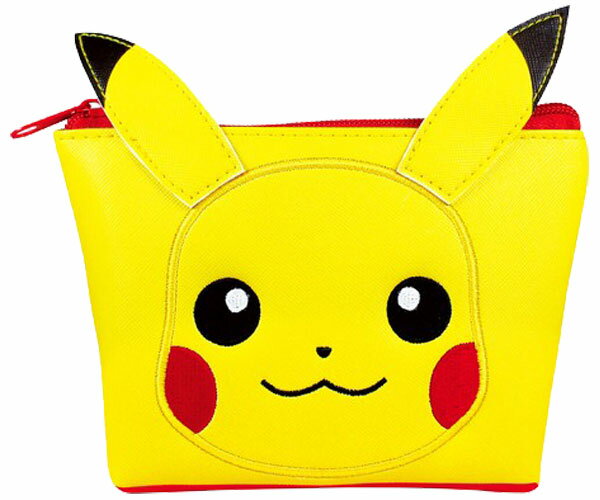 ピカチュウ ドアップ三角ポーチ ポケットモンスター ポケモン ピカチュウ 三角ポーチ 大きめポーチ 化粧ポーチ 小物入れポーチ キャラクターグッズ ポケットモンスターグッズ 雑貨 5533684