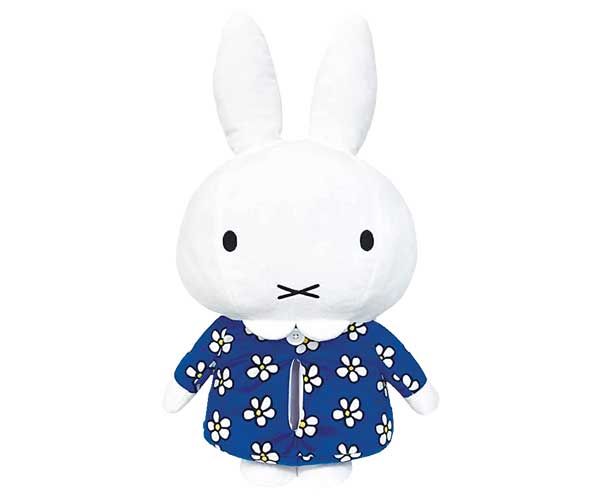 Miffy ぬいぐるみティッシュカバー/フラワー ミッフィー ティッシュケース ティッシュカバー ティッシュケース ぬいぐるみ キャラクター雑貨 5542028FL