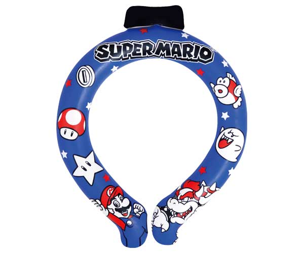 スーパーマリオ ネッククールリング アイスネックリング アイス ネッククーラー キッズ 大人 冷感リング クールネック ひんやりグッズ PCM素材使用