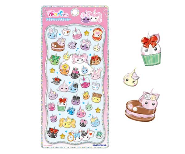 ほっぺちゃん プチドロップステッカー SWEET シール キャラクターグッズ カミオジャパン 230348のサムネイル