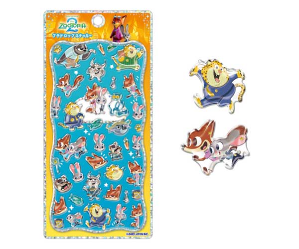 ズートピア2 プチドロップシール Disney キャラクターグッズ
