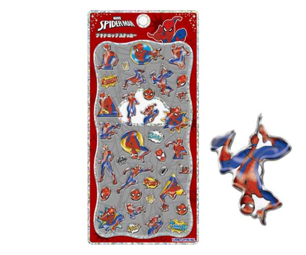 スパイダーマン プチドロップステッカー シール ディズニー キャラクターグッズ カミオジャパン 307336のサムネイル