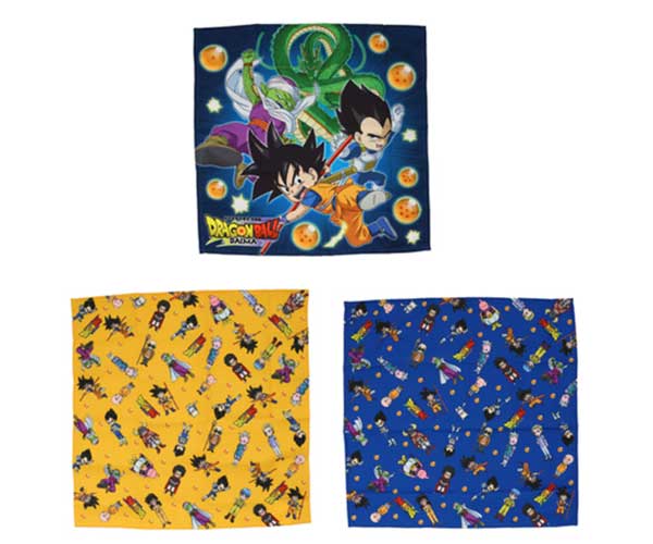 ドラゴンボール DAIMA ランチクロス3枚組 ランチクロス ドラゴンボール 悟空 ピッコロ ベジータ クリリン キャラクターグッズ DB43648のサムネイル