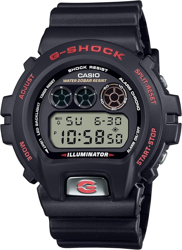 カシオ 腕時計 メンズ G-SHOCK レッド ブラック DW-6900TR-1 CASIO