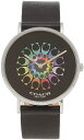 腕時計 ファッション ロゴCOACH コーチ 14503289レディース レザー クオーツ ペリー 36mm 黒 ブラック 日常生活防水 並行輸入品 その1