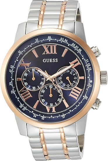 ゲス 腕時計 W0379G7 シルバー シルバー ブルー ウォッチローマンインデックス クロノグラフ クォーツ メンズ GUESS