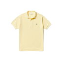 ラコステ 服 メンズ すぐに使える【2点で5％OFFクーポン】ポロシャツ カジュアル モダン シンプル LACOSTE ラコステ L1212-00-107-2 L.12.12 ファッション イエロー SIZE 2 メンズ 半袖 定番 人気 並行輸入品