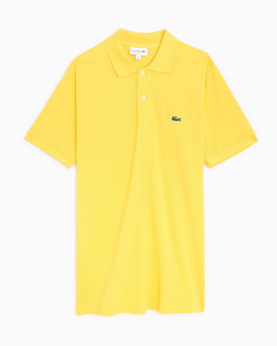 ラコステ すぐに使える【2点で5％OFFクーポン】ポロシャツ カジュアル モダン シンプル LACOSTE ラコステ L1212-00-US3-3 L.12.12 ファッション イエロー SIZE 3 メンズ 半袖 定番 人気 並行輸入品