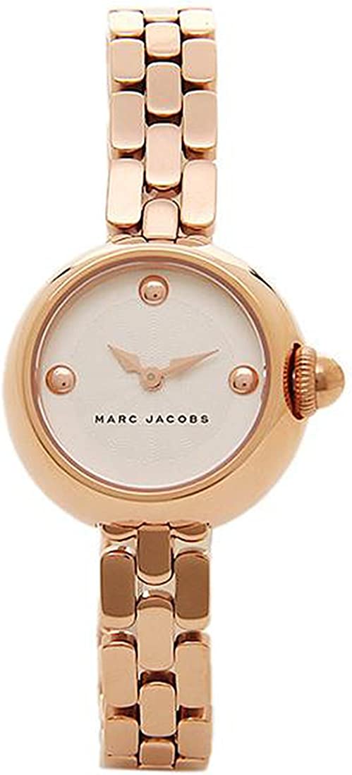 すぐに使える【2点で5％OFFクーポン】マークジェイコブス 腕時計 レディース ピンクゴールド ホワイト MARC JACOBS MJ3458