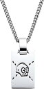 グッチ ネックレス メンズ レディース GHOST シルバー 455315-J8400-0701 GUCCI