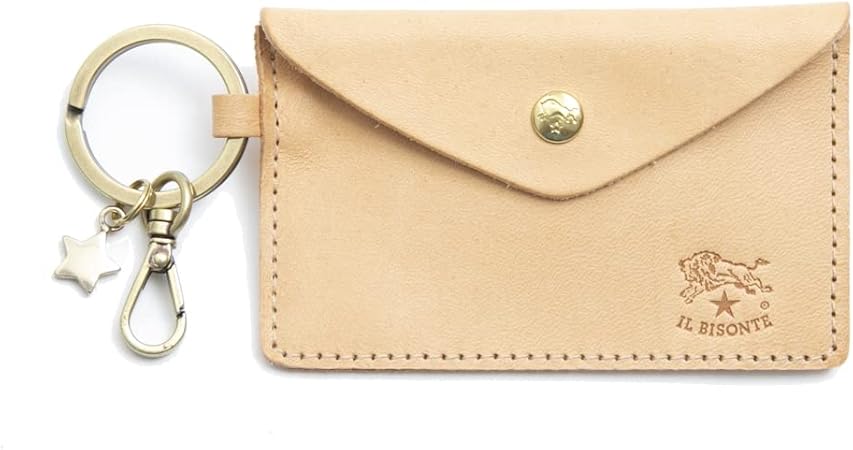 イルビゾンテ カードケース SKH042-PV0005-NA106B ベージュ ナチュラル メンズ レディース ユニセックス IL BISONTE