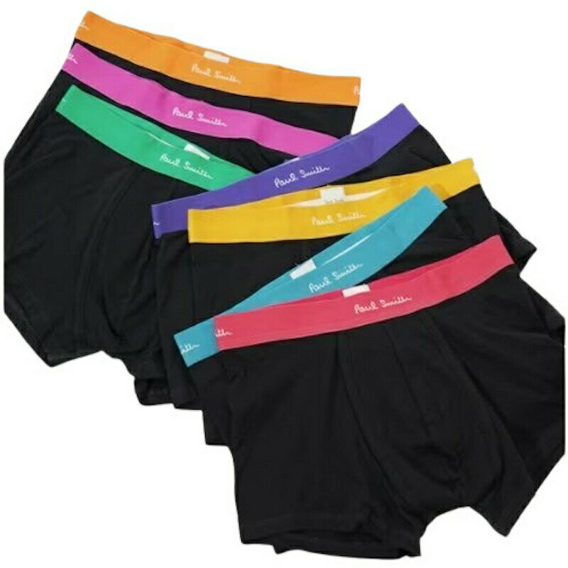 ポールスミス アンダーウェア メンズ ボクサーパンツ7枚セット Mサイズ ブラック M1A-914C-A7PCK1-1A-M PAUL SMITH