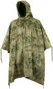 すぐに使える【2点で5%OFFクーポン】MIL-TEC ポンチョ レインウェア リップストップ生地 米軍スタイル Rain Poncho A-TACS FG C...