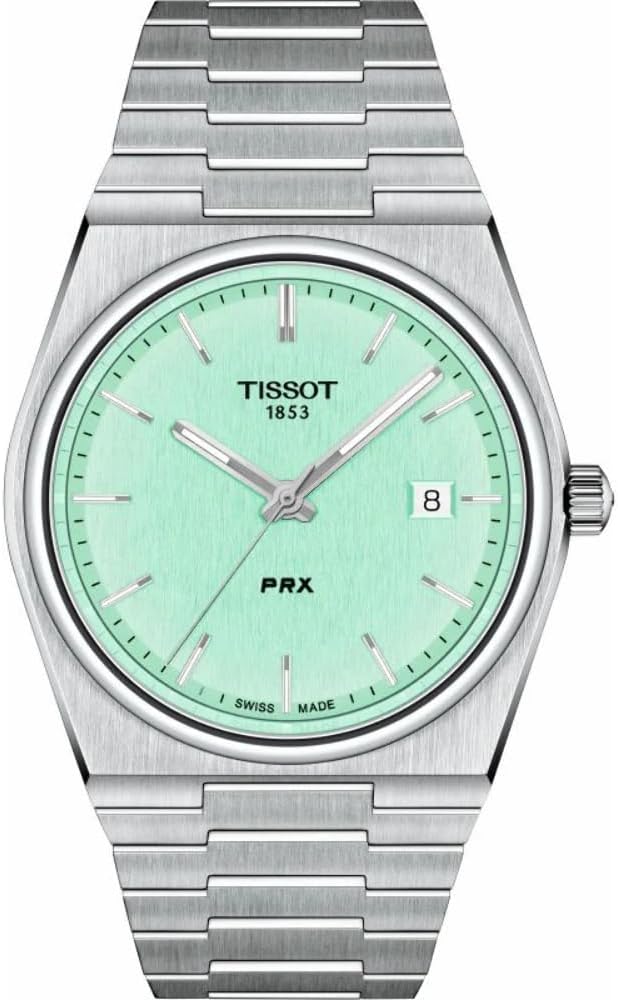 ティソ 腕時計 メンズ PRX ライトグリーン シルバー T1374101109101 TISSOT