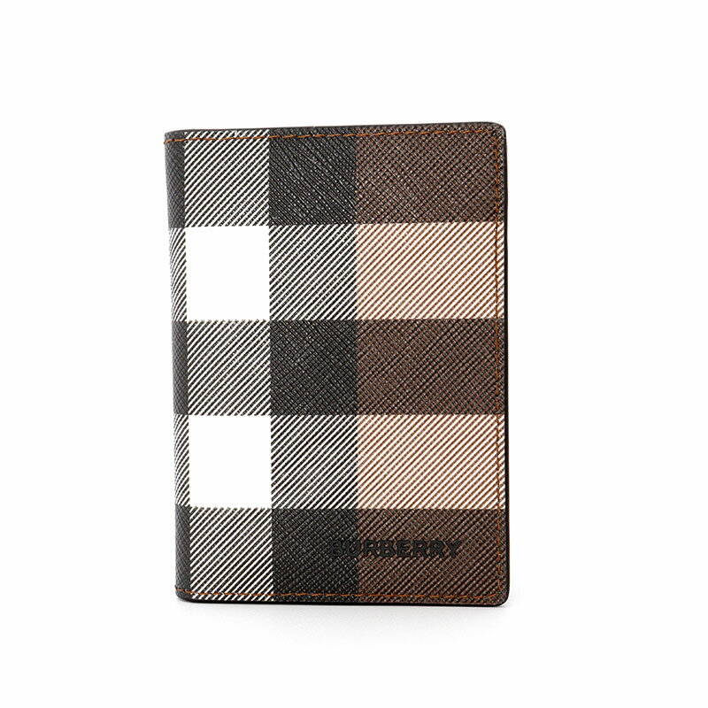 バーバリー 名刺入れ バーバリー カードケース メンズ レディース FLINT ブラウン 8052798 BURBERRY