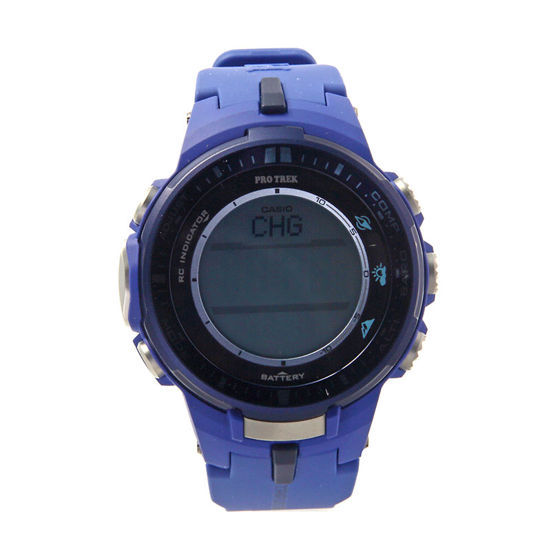 プロトレック すぐに使える【2点で5％OFFクーポン】腕時計 オシャレ デジタル スポーティー ブルー CASIO カシオ PRW-3000-2B レディース プロトレック 電波 タフソーラー PROTREK 時計 ウォッチ 並行輸入品 新生活