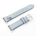 コーチ アップルウォッチ専用ベルト レディース Apple Watch strap 38mm 40mm ライトブルー 14700118 COACH