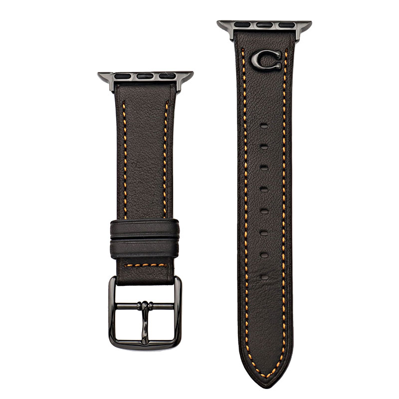 ˻Ȥ25OFFݥۥ åץ륦åؤ٥ ǥ  Apple Watch Strap 38/40/41mm ֥å 14700165 COACH