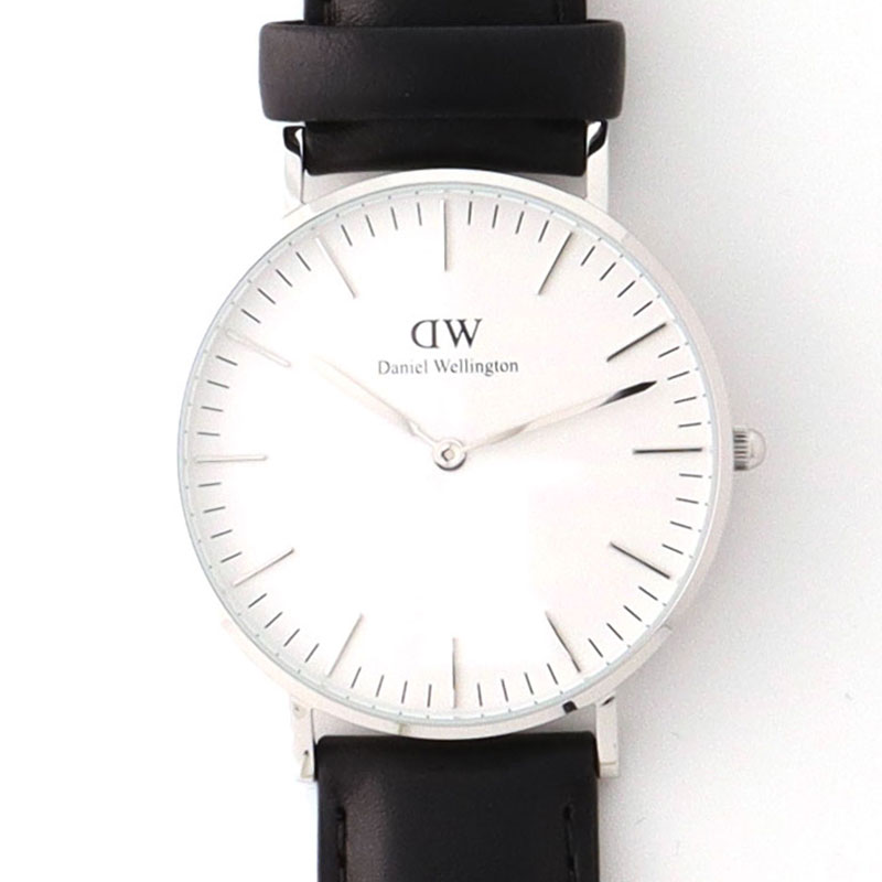 ダニエルウェリントン メンズ腕時計 ダニエルウェリントン 腕時計 メンズ ブラック ホワイト Daniel Wellington Classic Sheffield DW00100053