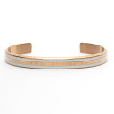 すぐに使える【2点で5％OFFクーポン】ダニエルウェリントン バングル レディース ゴールド ホワイト Daniel Wellington EMALIE SLIM BRACELET M DW00400067 並行輸入品