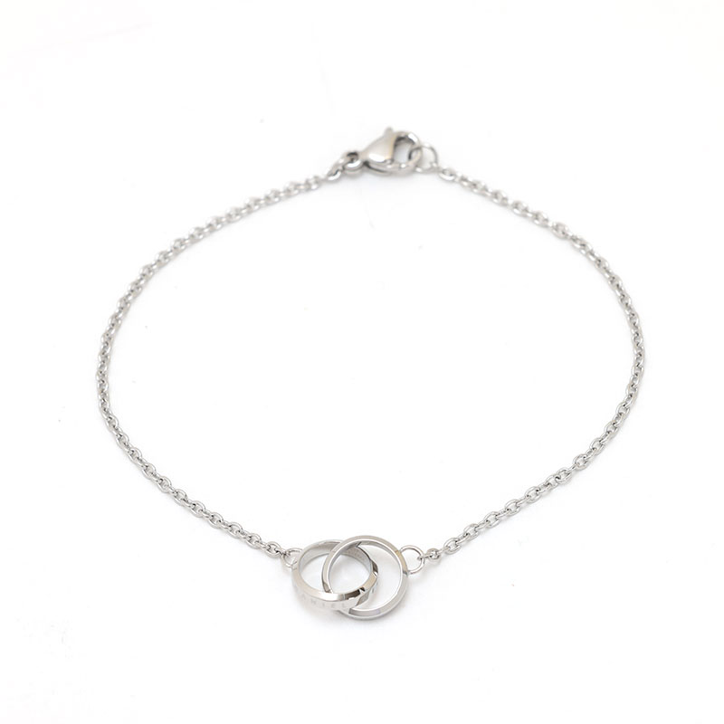 すぐに使える【2点で5％OFFクーポン】ダニエルウェリントン ブレスレット レディース シルバー シンプル Elan Unity Bracelet Daniel Wellington DW00400164