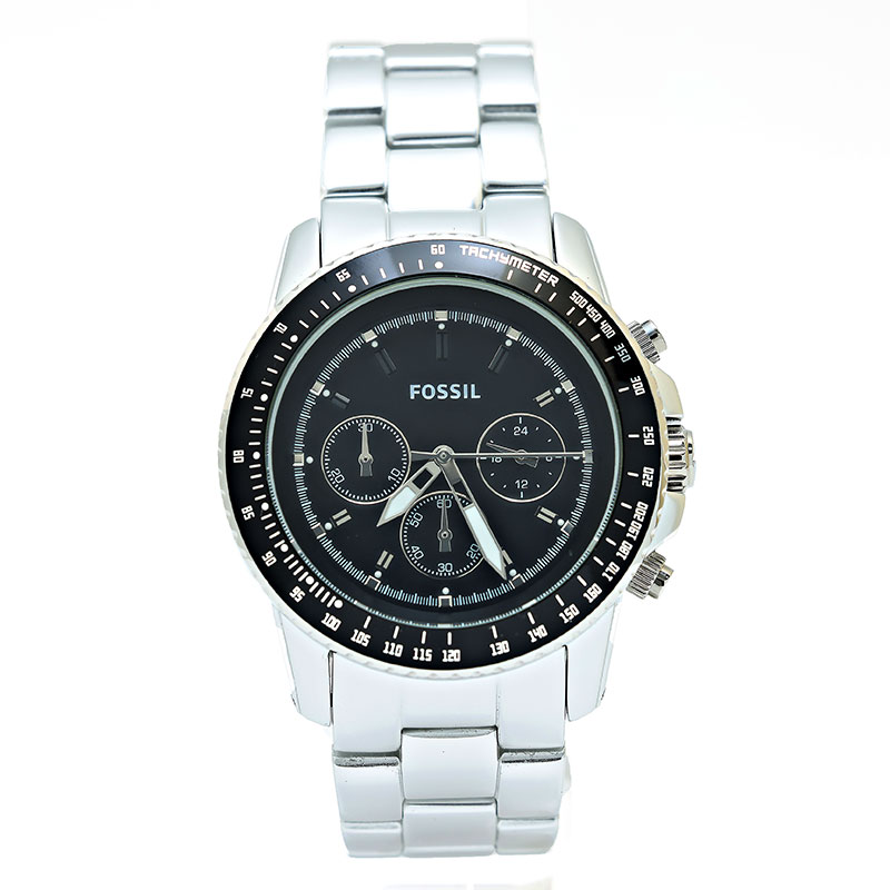 フォッシル 腕時計 メンズ レディース Stella ブラック シルバー CH2751 FOSSIL