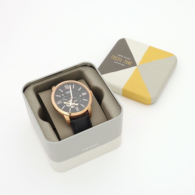 フォッシル 腕時計 メンズ TOWNSMAN ブラック ME3170 FOSSIL