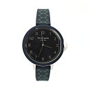 ケイトスペード 腕時計 PARK ROW DSW1796 シリコン ブラック グリーン レディース kate spade(2)