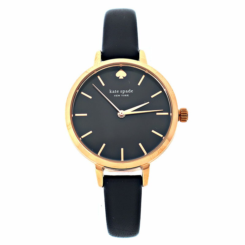 すぐに使える【2点で5%OFFクーポン】ケイトスペード 腕時計 レディース ネイビー ゴールド Kate spade METRO KSW9004