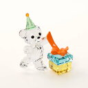 すぐに使える【2点で5%OFFクーポン】スワロフスキー オブジェ Krisベア Best Wishes マルチカラー 5557538 SWAROVSKI