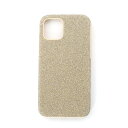 すぐに使える【2点で5％OFFクーポン】スワロフスキー スマートフォンケース レディース ゴールド シンプル Swarovski High Smartphone Case iPhone 12/12 Pro 5616374 並行輸入品