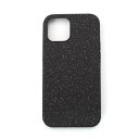 すぐに使える【2点で5％OFFクーポン】スワロフスキー スマートフォンケース レディース ブラック シンプル Swarovski High Smartphone Case iPhone 12 Pro Max 5616378 並行輸入品