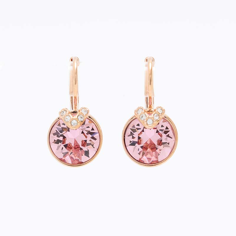 すぐに使えるピアス レディース ローズゴールド ピンク スワロフスキー ドロップピアス Bella V Earring SWAROVSKI 5662114