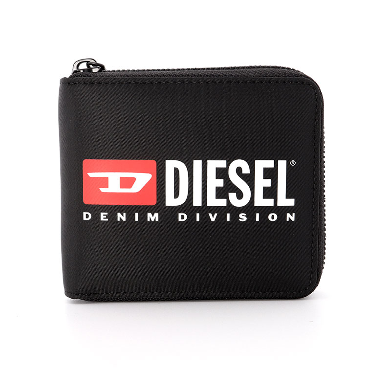 ディーゼル 二つ折り財布（メンズ） ディーゼル 二つ折り財布 メンズ ブラック シンプル DIESEL X09541-P5480-T8013 RINKE